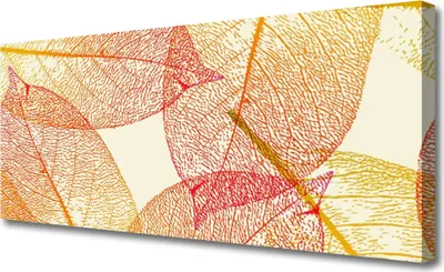 Produktbild von Tulup Leinwand-Bilder 125x50 Wandbild Canvas Kunstdruck Blätter Kunst