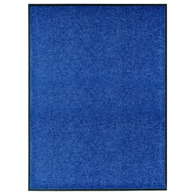 Zdjęcie produktu dla Wycieraczka z możliwością prania, niebieska, 90 x 120 cm