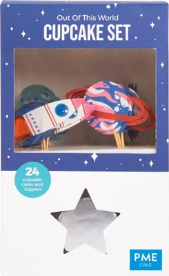Obrázek produktu pro Cupcake set vesmír, 24ks
