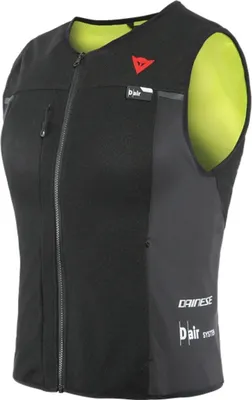 Image de Gilet Airbag Dainese Smart D-Air® V2 pour femme, noir/jaune, S
