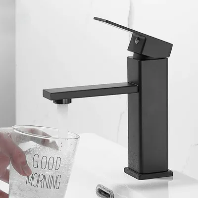 Produktbild von Waschtisch Armatur Wasserhahn Bad Gäste WC Mischbatterie Waschbecken Badezimmer