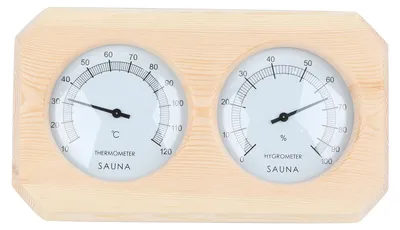 Produktbild von Thermohygrometer-Zeigerzifferblatt, genaues Temperatur- und Feuchtigkeitserkennungszubehör für Fitnessstudio, Sauna, Zuhause