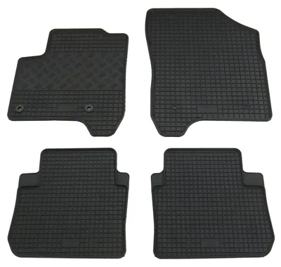 Gummifußmatten Set 4-teilig für Citroen C3 Picasso (2/2009-), schwarz