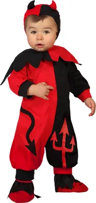 Image de Costume de bébé diable pour les jeunes enfants 1 à 2 ans