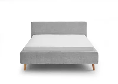 Produktbild von Doppelbett Younes 180x200cm - grau