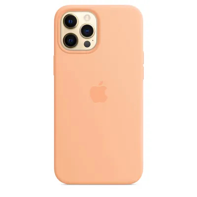 Produktbild von Apple iPhone 12 Pro Max Silikon Case mit Magsafe - Cantaloupe