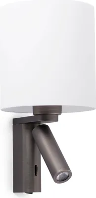 Produktbild von Rob 1-Licht Bronze Wandleuchte