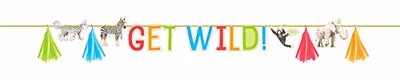 Produktbild von Buchstabengirlande Party animals