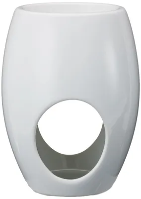 Produktbild von Bolsius 1029 9019 0302, Terrakotta-/Erdenduftlampe, Keramik, Weiß, Zylinder, Flur, Waschbecken, Tisch, Fenster, 4 h
