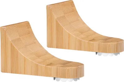 Produktbild von Navaris 2x Magnet Seifenhalter selbstklebend Bambus - 2er Set Magnetseifenhalter ohne Bohren - Seife Magnethalter für Wand Fliese - Seifenhalterung