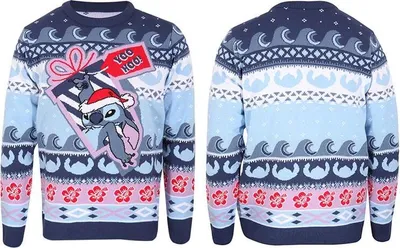 Produktbild von Lilo & Stitch Weihnachtspullover Herren Lilo & Stitch - Yoo Hoo multicolor XXL