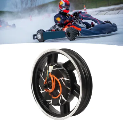 Obrázek produktu pro 17 palců 60-72 V 1500 W bezkartáčový stejnosměrný motor s kotoučovou brzdou Přestavba náboje kola Wirbelwind pro elektrické motocykly
