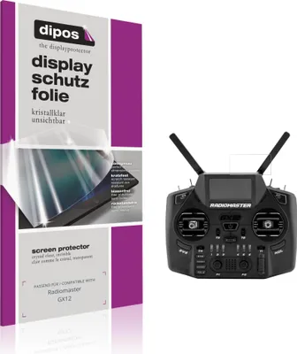 Immagine prodotto di 4x Pellicola Protettiva per Radiomaster GX12 Protezione Schermo Claro Display dipos