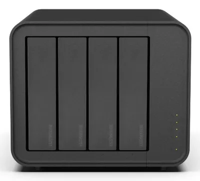 Zdjęcie produktu dla TerraMaster D4-320, 1,9 kg, Desktop, Czarny