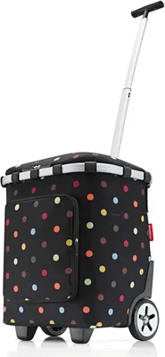 Produktbild von reisenthel Einkaufstrolley Carrycruiser Plus Dots schwarz 52cm
