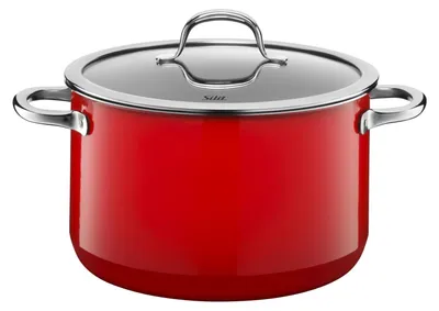 Productafbeelding van WMF 21.0129.7048, Rood, RVS, Silargan, Geschikt voor inductie, gas, elektrische kookplaten, keramische kookplaten, halogeen en glas