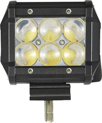 Produktbild von Greenmigo 18W LED Zusatzscheinwerfer 12V 24V 1800LM Arbeitsscheinwerfer LED Scheinwerfer IP67 Wasserdicht Abstrahlwinkel 90 Grad Flutlichtstrahler(18 watt)