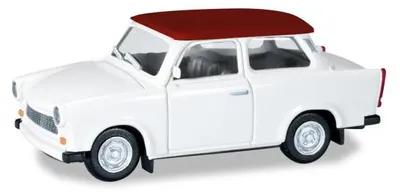 Immagine prodotto di Herpa Auto Trabant 601 Berlina bianca/rossa 020763