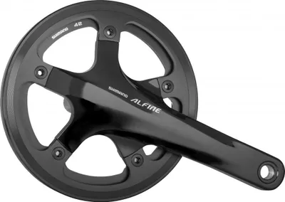 Produktbild von SHIMANO Kurbelgarnitur ALFINE FC-S501 - 42 Zähne, schwarz