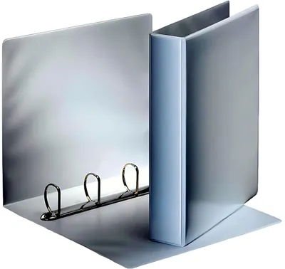 Immagine prodotto di Esselte 49704 Raccoglitore ad anelli di presentazione, con tasche, A4, PP, 4 anelli, 40 mm, bianco
