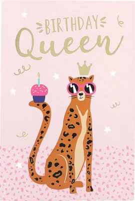 Image de Costume « Birthday Queen » de Depesche pour enfants - tenue de déguisement colorée