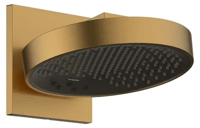 Image de Douche de plafond hansgrohe Rainfinity 250, 3 jets, avec raccord mural, finition bronze brossé