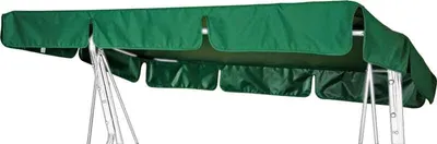 Zdjęcie produktu dla AMPO Dach na huśtawkę z wycięciami 120x214 cm zielony