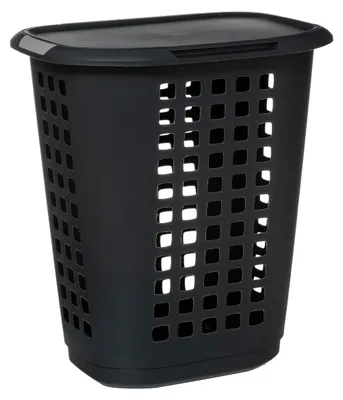 Produktbild von Plastik wäschekorb 63l "hugger" grau - 5 five simply smart
