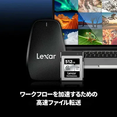 Immagine prodotto di Lexar 512gb Professional Cfexpress Type B Silver Sd-card Multicolore Multicolore Taglia unica