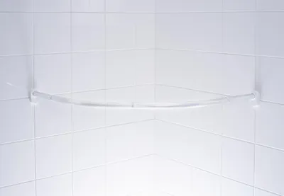 Produktbild von Ridder Rundduschstange  Wien Ø 25 mm 90x90 cm weiß 59401