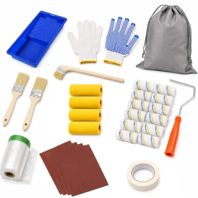 Immagine prodotto di Set di rulli per pittura con 35 pezzi e accessori per la pittura
