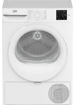 Image de Seche-linge pompe a chaleur BEKO D3H19E01W Série bPro 500 - 9 kg - L60cm - Blanc