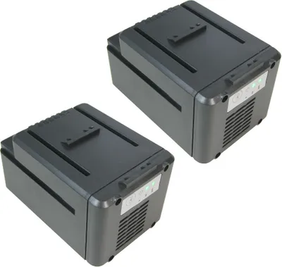 Produktbild von 2x Trade-Shop Li-Ion Akku 40V 2000mAh 80Wh für Worx WG268 WG268E WG568 WG568E WG168 WG168E