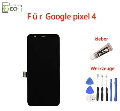 Produktbild von Für Google Pixel 4 LCD (OLED) Display Bildschirm Glas Scheibe Touch Screen