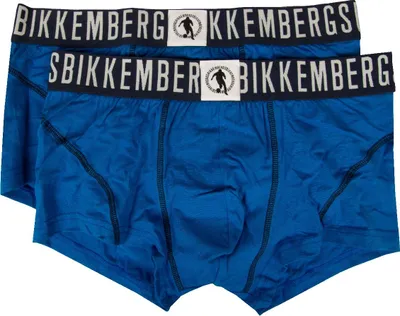 Immagine prodotto di Boxer uomo BIKKEMBERGS confezione 2 boxer cotone elesticizzato elastico a vista underwear articolo BKK1UTR06BI BI PACK TRUNK, XL - EU XL - US L - FR 5, Cotone 95%,Spandex 5%
