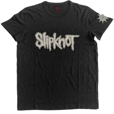 Produktbild von Slipknot Logo & Star (Applique) Black L T-Shirt