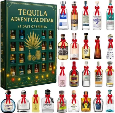Produktbild von 24 Tage Spirituosen-Adventskalender Tequila-Countdown-Kalender