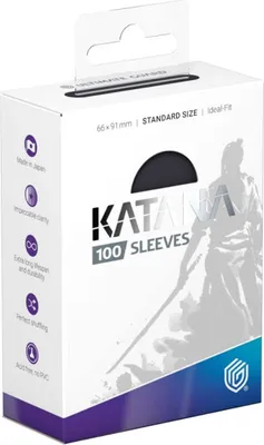 Produktbild von Ultimate Guard Katana Sleeves Standardgröße Obsidian Shard (100)