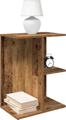 Immagine prodotto di vidaXL Comodini 2 pz. Aspetto legno recuperato 46,5x29x61 cm materiale a base di legno