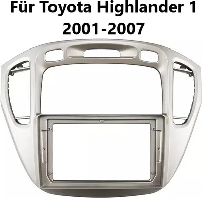 Produktbild von Toyota Highlander Android 10 Autoradio 9" Touchscreen Bluetooth GPS 3D Carplay RDS 4GB RAM 64GB ROM