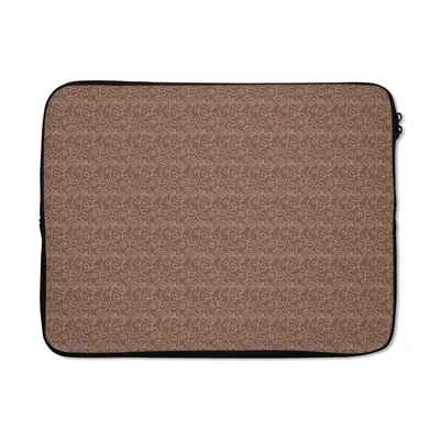 Produktbild von MuchoWow® Laptop Hülle 17 Zoll Laptoptasche Gesicht - Muster - Luxus - Zipper - Schutzabdeckung
