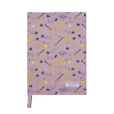 Produktbild von Krasilnikoff – Geschirrtuch KW14753  – Bees / Bienen, rose