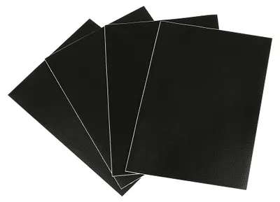 Obrázek produktu pro Lampa sada 4 samolepicích záplat na plachtu nákladního vozu - černá