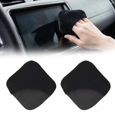 Obrázek produktu pro Mikrovláknové utěrky na čištění aut – 2 kusy – 9,5 x 9,5 cm