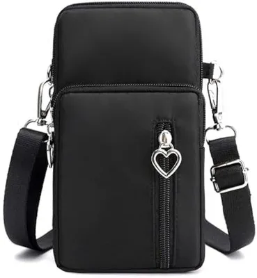 Produktbild von Klein Nylon-Handtasche mit Schultergurt und Geldbeutel