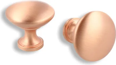 Produktbild von Möbelknopf Schrankknopf Schubladenknopf Vintage Modell Nairobi ø 30mm Kupfer