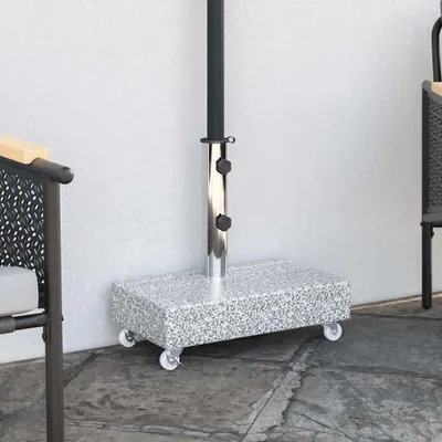 Immagine prodotto di vidaXL Portaombrelli grigio chiaro 45x25x8,3 cm granito