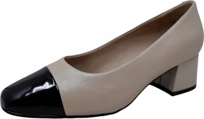 Produktbild von Caprice Damen Pumps aus Leder mit Blockabsatz G-Weite Memotion-Technologie