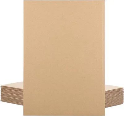 Immagine prodotto di Imballaggio in plastica - 24 pezzi - Cartoncino ondulato A3 - 30 x 42 cm - Spessore 3 mm - Cartoncino per spedizioni, arte, artigianato.