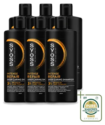 Obrázok produktu pre 6 x Šampón Syoss Repair pre suché a poškodené vlasy, 440 ml - balenie s 6 kusmi